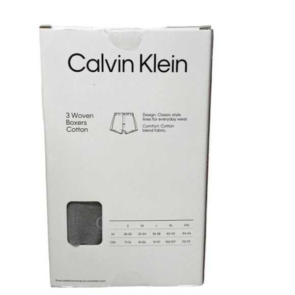 Calvin Klein Men Underwear Cotton Classic Fit Boxer Brief3 Pack Beige NB1429917 - Picture 7 of 7